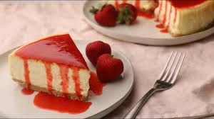 تشيز كيك مع صوص