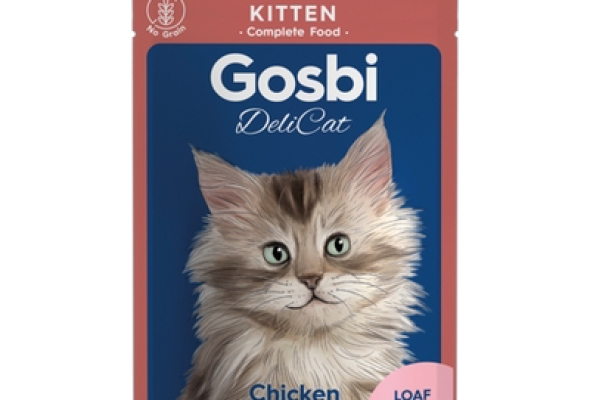 Gosbi Delicat Chicken&Lamb Loaf Pate Kitten Cats 70g