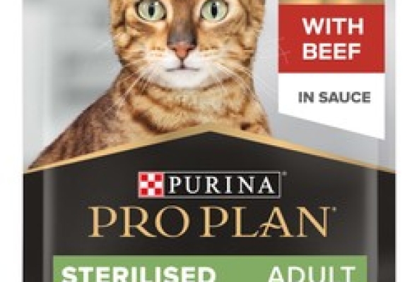 PURINA® PRO PLAN® Sterilised Nutri Savour™ with Beef in Gravy 85g