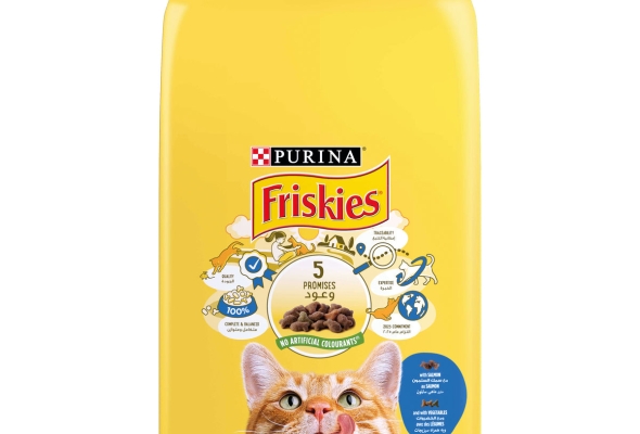 Purina Friskies with Salmon and with Vegetables Cat Dry Food 7.5Kg