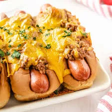 Baked Chili Cheese Dog