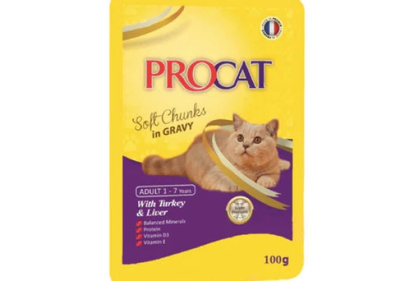 Procat With Turkey & Liver In Gravy 100 g
