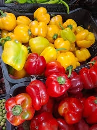 فلفل ألوان طازة