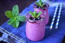 ميلك شيك بلو بيري