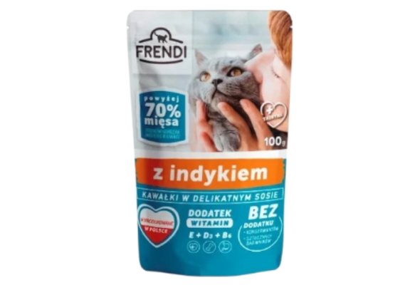 Frendi with turkey  with turkey  PIECES IN A DELICIOUS SAUCE  CHUNKS IN DELICATE SAUCE100gm