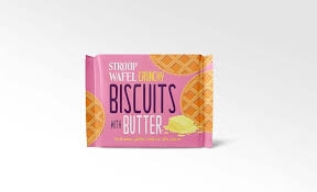 بسكويت ستروب وافل بالزبدة