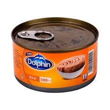 دولفين تونة قطعة واحدة 200 جم