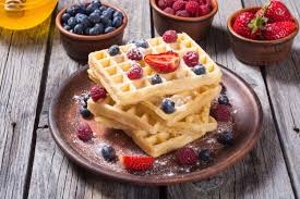 وافل بالفواكه والمكسرات