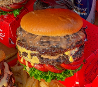 برجر كريمي مشروم