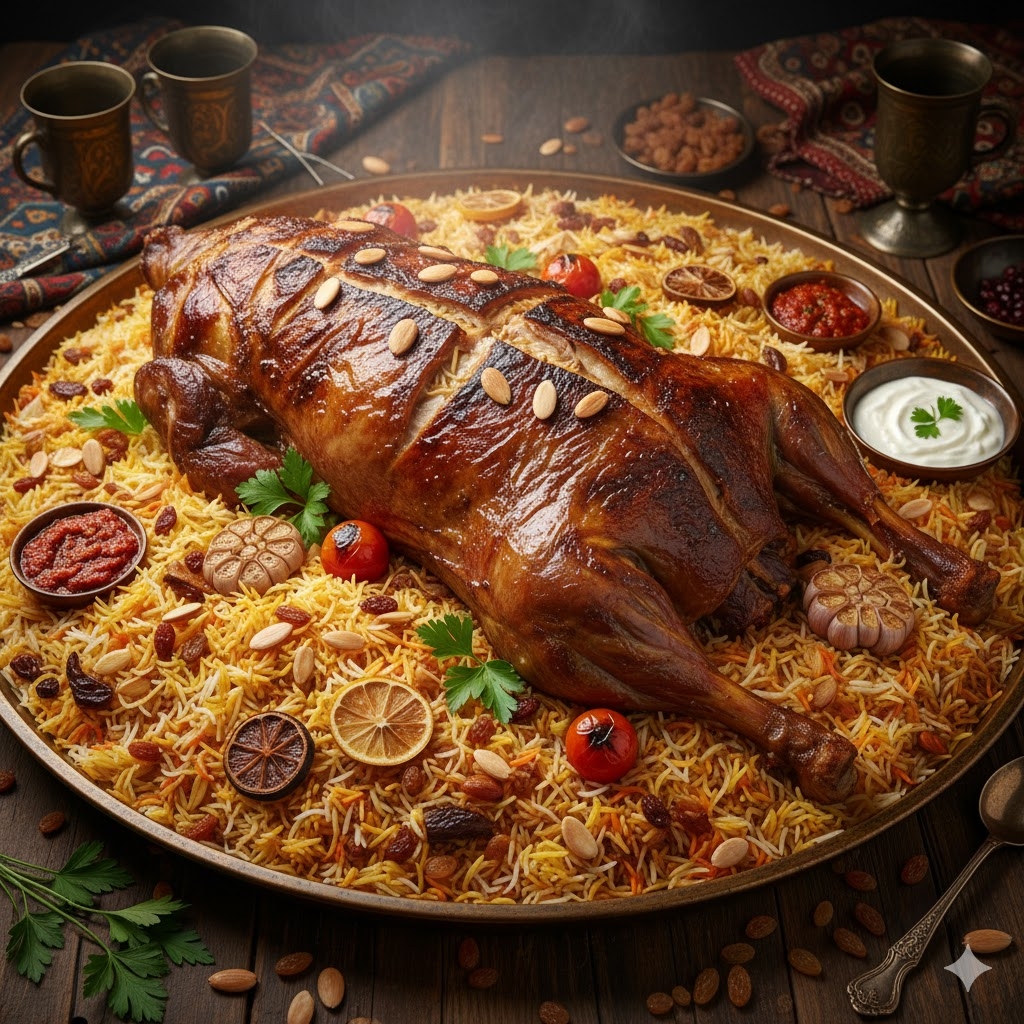 خروف 20 كيلو + 5 كيلو ارز مندي