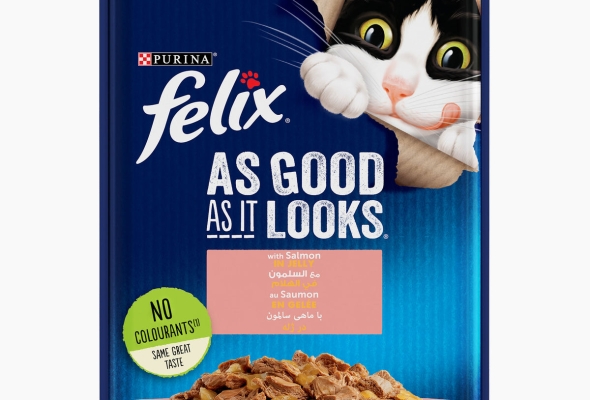 PURINA FELIX As Good as it Looks Salmon Pouch 85g