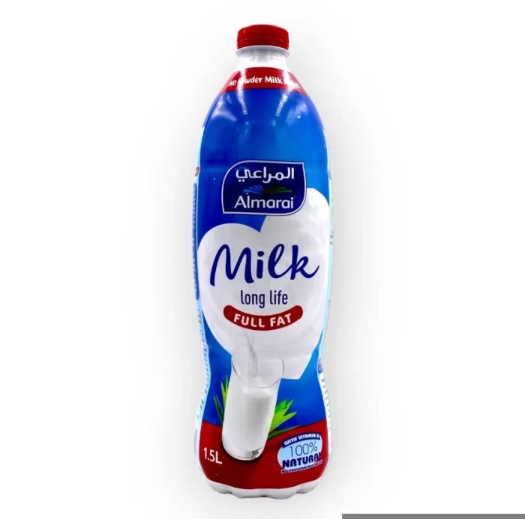 حليب المراعي لتر ونص كامل الدسم