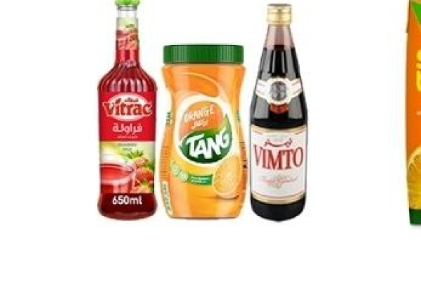 عصائر بودره وشربات وماء ورد