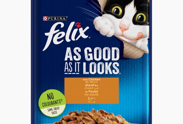 PURINA FELIX As Good as it Looks With Chicken in Jelly Wet Cat Food Pouch 85g