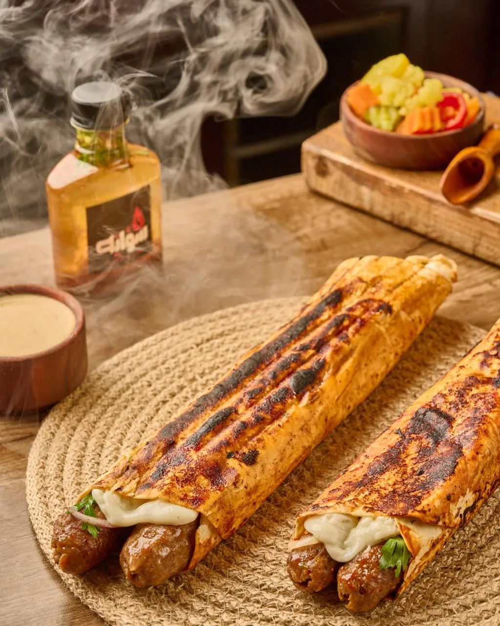 رول كفتة