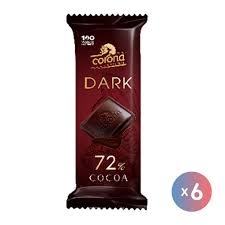 كورونا شيكولاتة دارك 72 % 50 جم