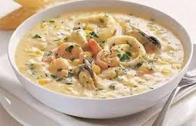 شوربة سي فود كريمة